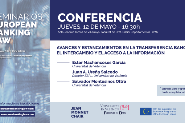 Conferencia: Avances y estancamientos en la transparencia bancaria, el intercambio y el acceso a la información